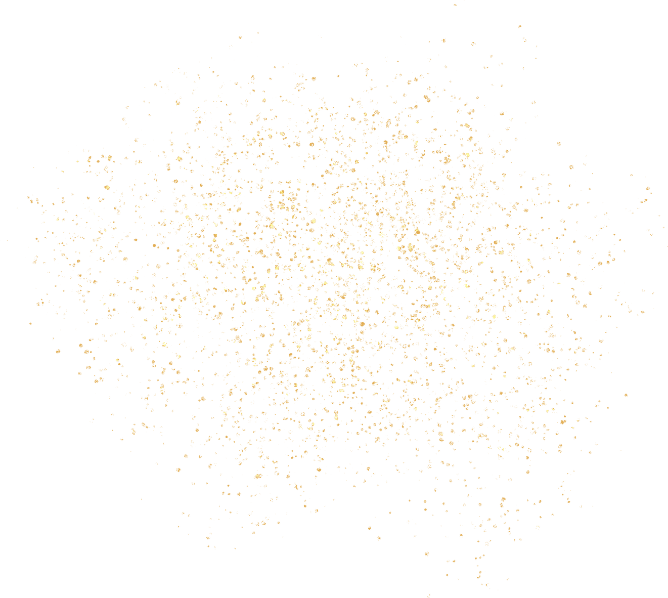 glitter powder golden splash